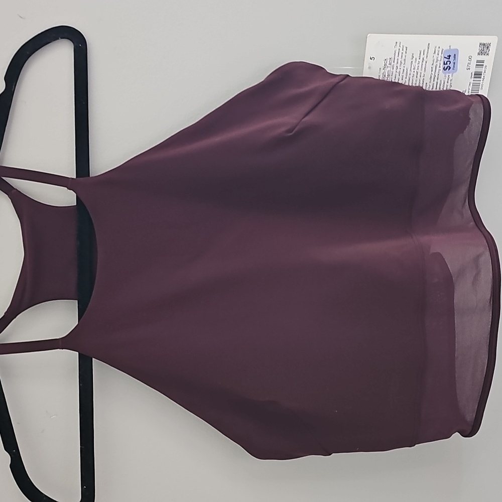 Lululemon Womens Nulu High Neck Mesh Hem Tank. GNPL SZ Xlarge! Nwts